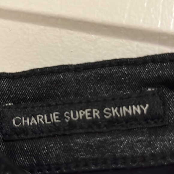 Lucky brand Charlie super skinny black pants size 10 - Picture 4 of 4